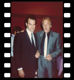 At a Hollywood Party with' WKRP in Cincinatti' Howard  Hesseman 